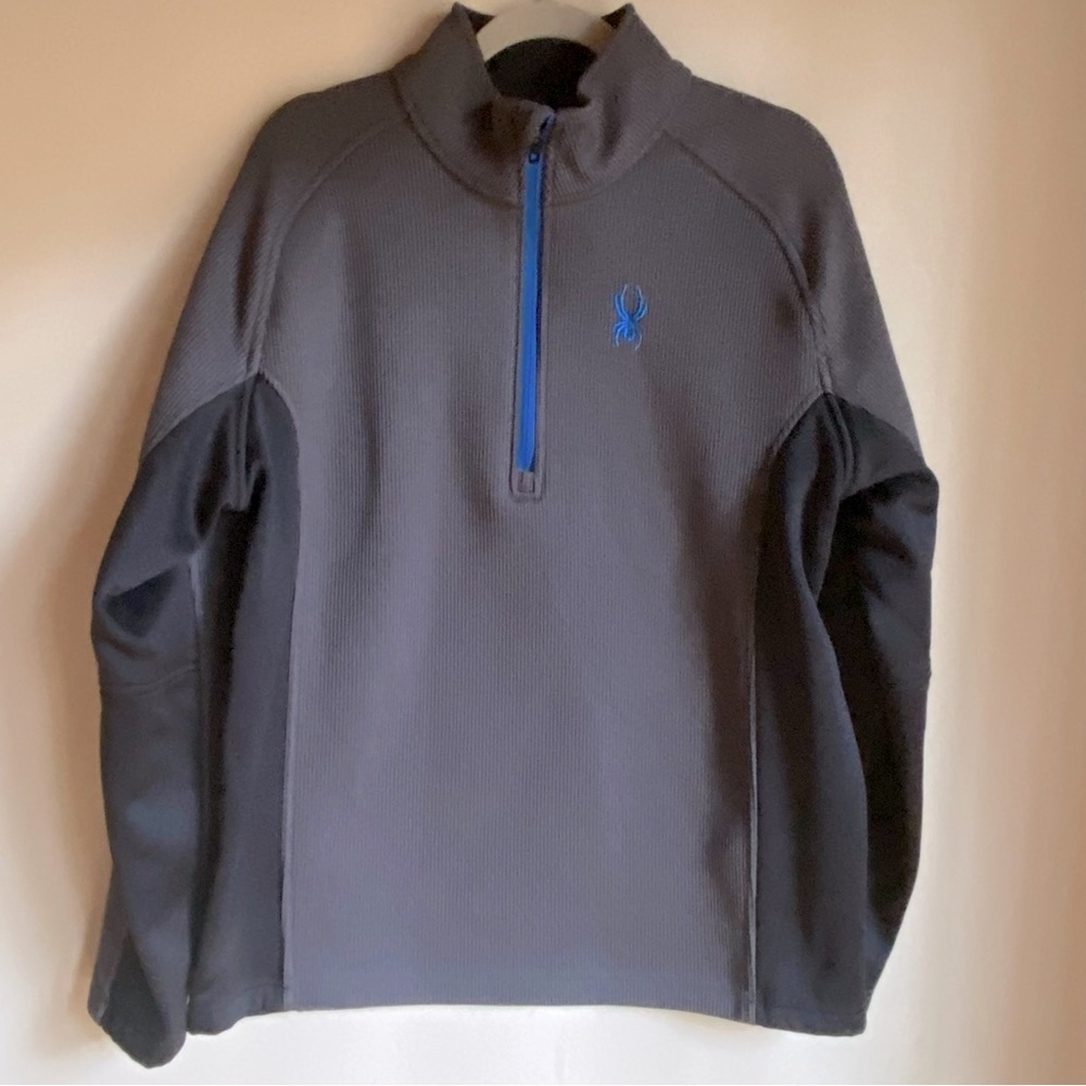 Spyder Core Knit Gray Mens Sweater
